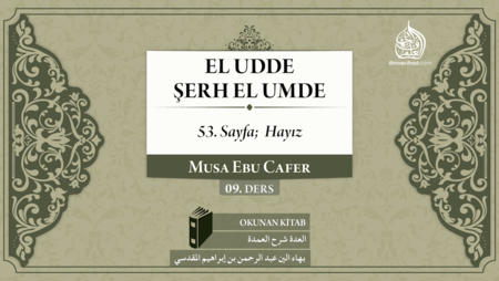 09. Ders: 53. Sayfa; Hayız